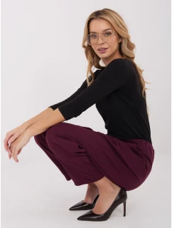 Spodnie IT SP model 21782588 bordowy - FPrice