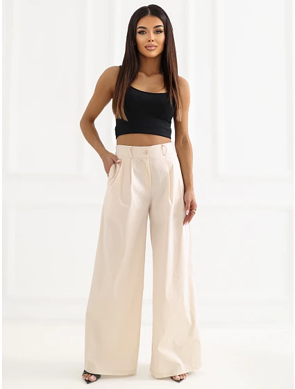 Spodnie IT SP model 22084268 jasny beżowy - FPrice