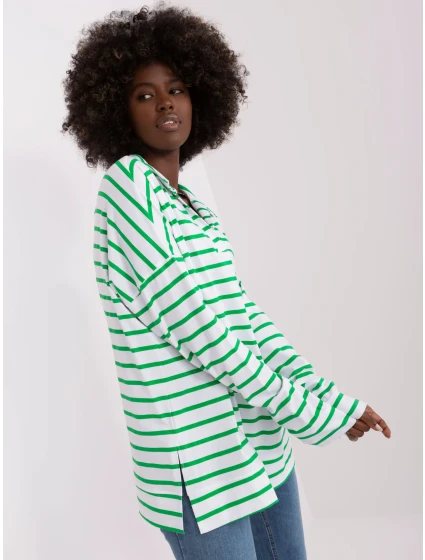 Bluzka LK BZ model 18729771 biało zielony - FPrice