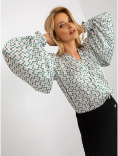 Dámská košile LK KS model 18132687 bílá a béžová - FPrice