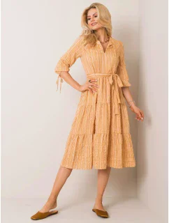 Šaty LK SK model 17419934 tmavě žlutá - FPrice