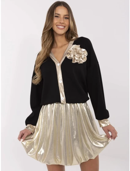 Spódnica MI SD model 20961858 złoty - FPrice