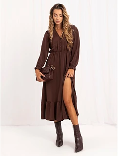 Sukienka MI SK  brązowy model 22360368 - FPrice