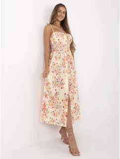 Sukienka MI SK  jasny żółty model 21124385 - FPrice