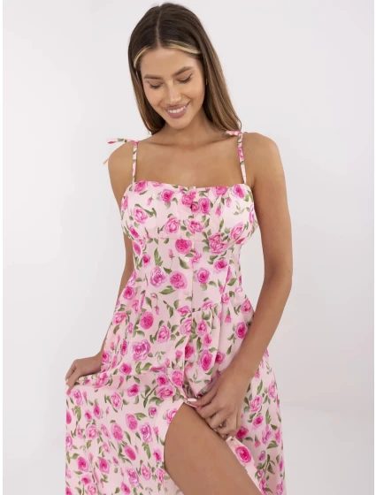 Sukienka MI SK  jasny różowy model 21124352 - FPrice