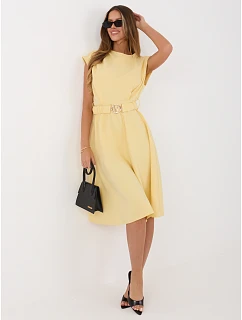 Sukienka MI SK  jasny żółty model 22128392 - FPrice