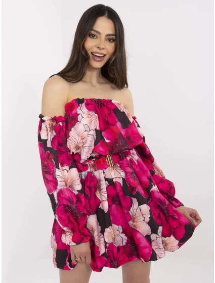 Sukienka MI SK model 21094550 czarno różowy - FPrice