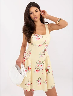 Sukienka MI SK model 22120781 jasny żółty - FPrice