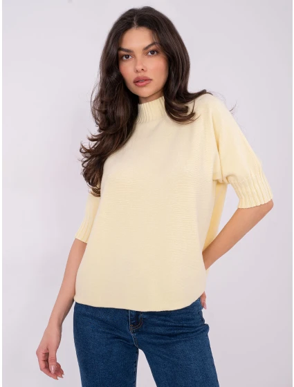 Sweter MI SW model 21808005 jasny żółty - FPrice