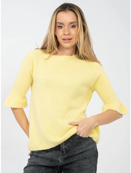Sweter MI SW model 21923958 jasny żółty - FPrice