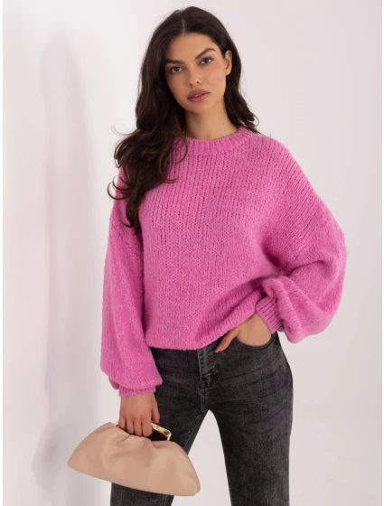 Sweter MI SW model 21807960 ciemny różowy - FPrice