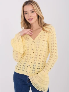 Sweter PM SW model 21821366 jasny żółty - FPrice