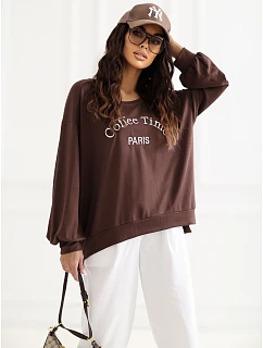 Bluza RV BL model 22084276 ciemny brązowy - FPrice