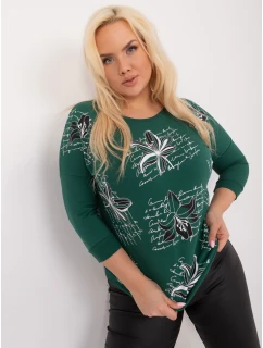 Bluzka RV BZ model 19658670 ciemny zielony - FPrice