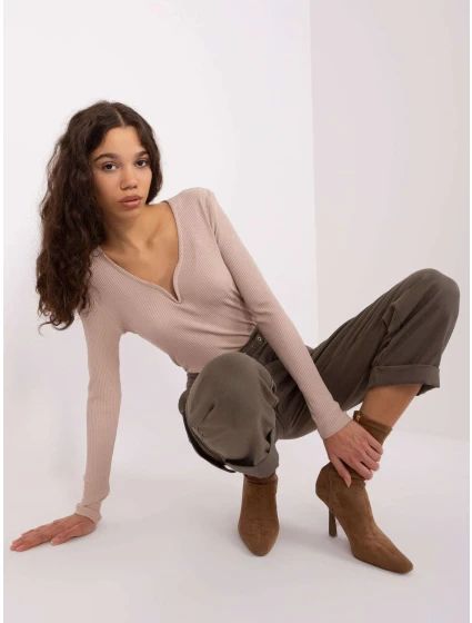 Bluzka RV BZ model 19018562 beżowy - FPrice