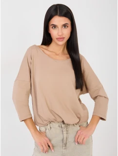 Bluzka RV BZ model 21888950 ciemny bezowy - FPrice