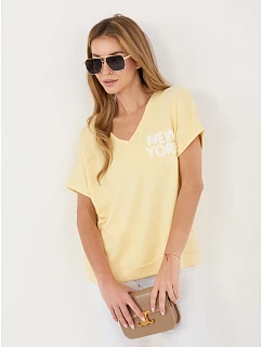 Bluzka RV BZ model 22102527 jasny żółty - FPrice