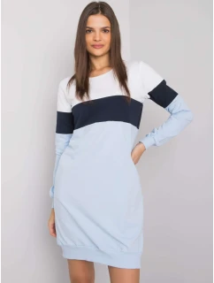 Dámské šaty RV SK model 17926413 bílé a modré - FPrice