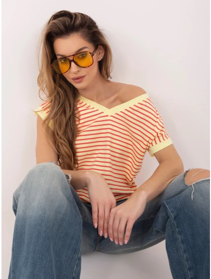 T shirt RV TS model 22020741 jasny żółty - FPrice