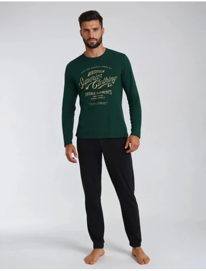 Pyžamo  Tmavě zelená a černá  model 18754591 - Henderson