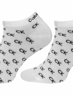 Calvin Klein Ponožky 701218715004 Bílá/šedá