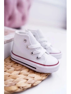 Dětské Vysoké Tenisky Bílé Filemon