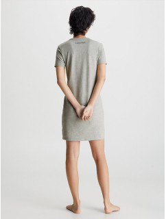 Dámská noční košile Night Dress CK96 S/S 000QS6944EP7A šedá - Calvin Klein