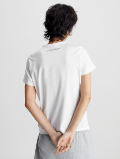 Dámské tričko Lounge T-Shirt CK96 S/S CREW NECK 000QS6945E100 bílá - Calvin Klein