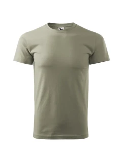 Heavy New tričko unisex světlá khaki