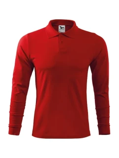 Single J. LS polokošile pánská červená