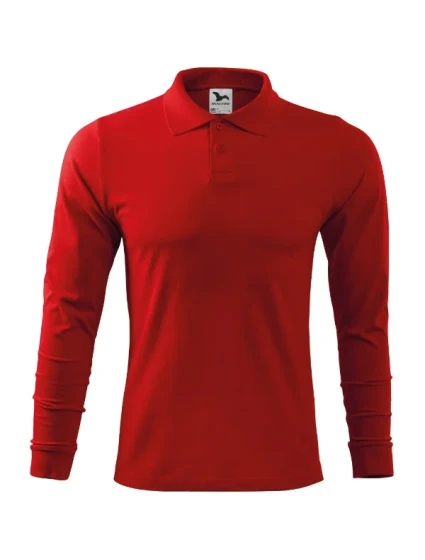 Single J. LS polokošile pánská červená