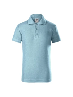 Pique Polo polokošile dětská nebesky modrá