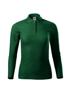 Pique Polo LS polokošile dámská dark green