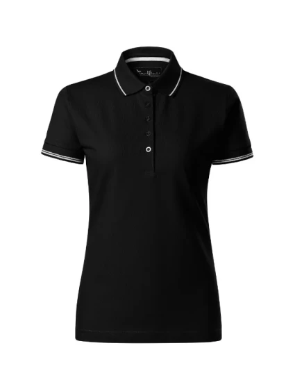 model 20632109 plain polokošile dámská černá - MALFINI, a.s.