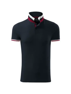 Collar Up polokošile pánská dark navy