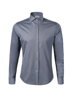 košile pánská gray melange model 20642089 - MALFINI, a.s.