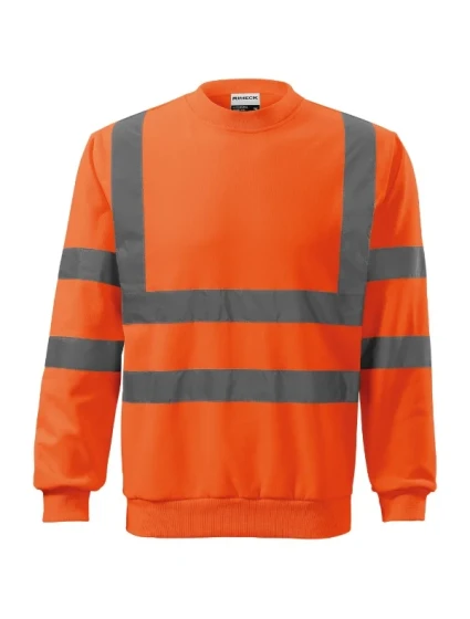 HV Essential mikina unisex fluorescenční oranžová