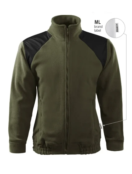 Jacket fleece unisex military (brand label) model 20643394 - MALFINI, a.s.