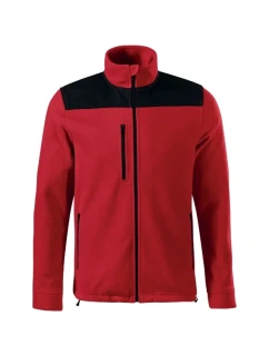 Effect fleece unisex červená