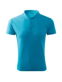 Pique Polo Free polokošile pánská tyrkysová
