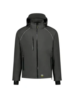 Tech Shell bunda unisex tmavě šedá