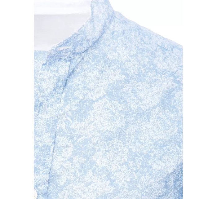 Dstreet DX2302 pánská modrá košile