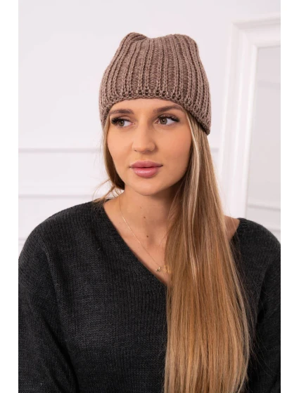 Dámská čepice Rebeka K345 mocca Dámská čepice Rebeka K345 mocca