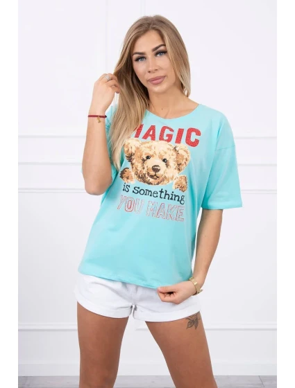 Halenka s potiskem Magic mint Halenka s potiskem Magic mint