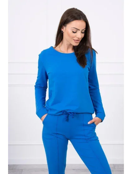 Chrpově modrá tepláková souprava Chrpově modrá tepláková souprava