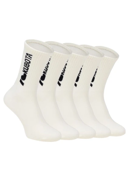 Kubota 5 balení krémových ponožek i love kubota K25SS-300-002-01-5 Kubota 5 balení krémových ponožek i love kubota K25SS-300-002-01-5