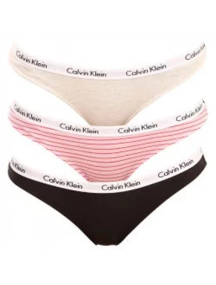 Kalhotky 3pcs QD3588E - W5A - Vícebarevná - Calvin Klein Kalhotky 3pcs QD3588E - W5A - Vícebarevná - Calvin Klein