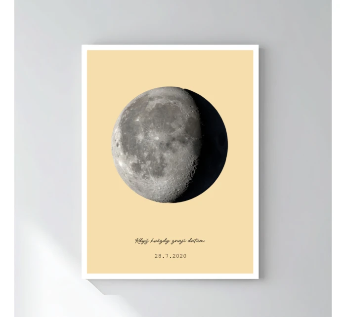 Personalizovaný plakát v rámu - 30x40 - měsíční fáze Personalizovaný plakát v rámu - 30x40 - měsíční fáze