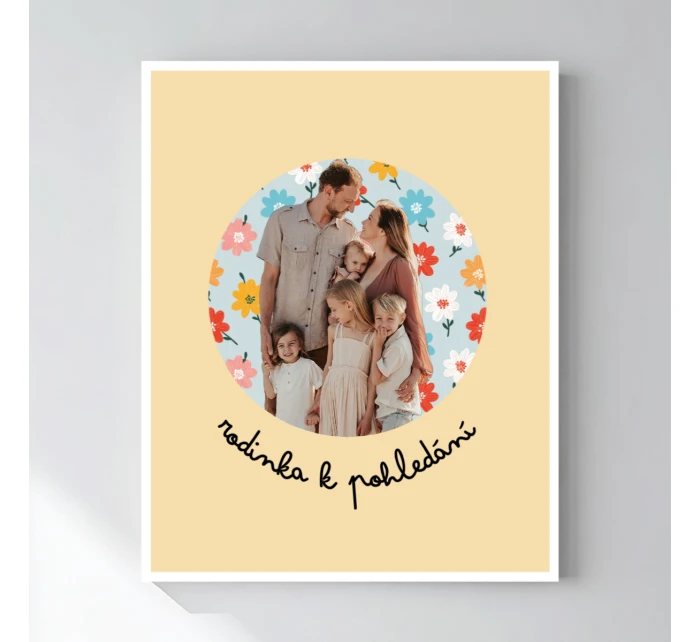 Plakát v rámu - 40x50 - výřez fotky na podkladu Plakát v rámu - 40x50 - výřez fotky na podkladu