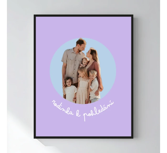 Plakát v rámu - 40x50 - výřez fotky na podkladu Plakát v rámu - 40x50 - výřez fotky na podkladu